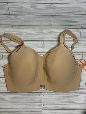 NWT Panache Sport 5021 Underwire Sports Bra 30J US 30GG UK Latte High Impact